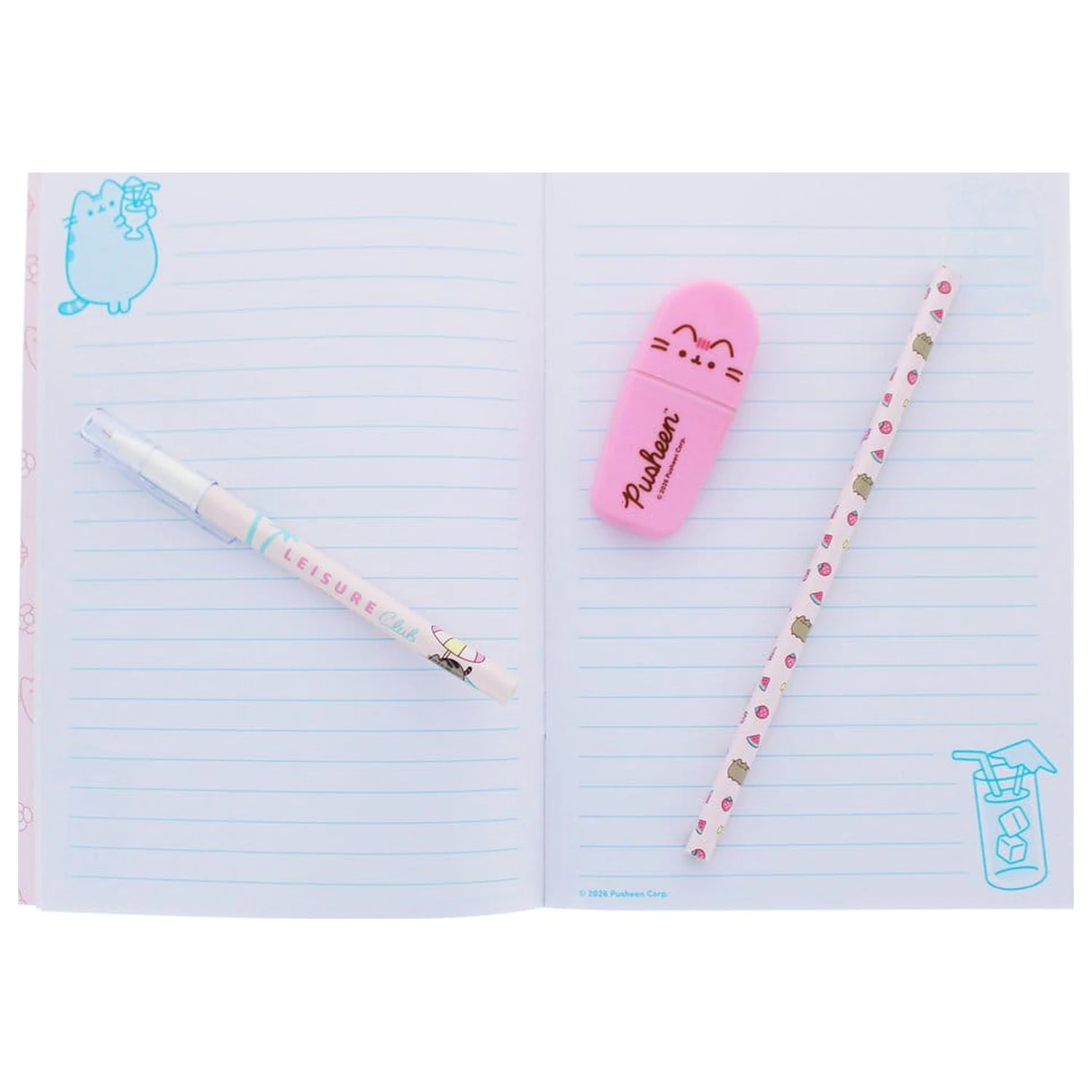 Pusheen set pribora za pisanje od 7 dijelova fotografija proizvoda