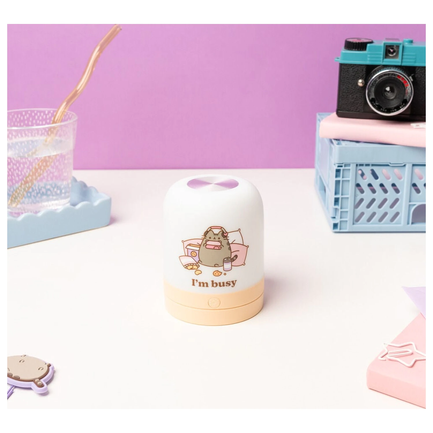 Pusheen ambijentalna lampa fotografija proizvoda