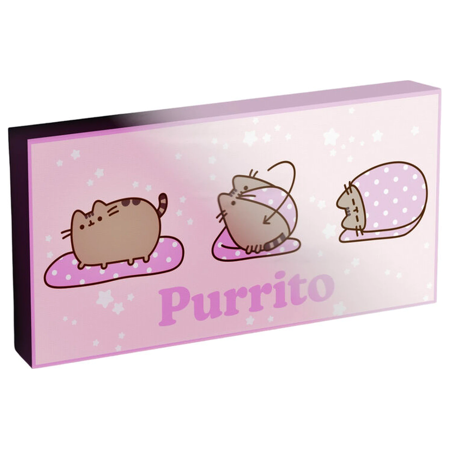 Pusheen svijetleće platno fotografija proizvoda