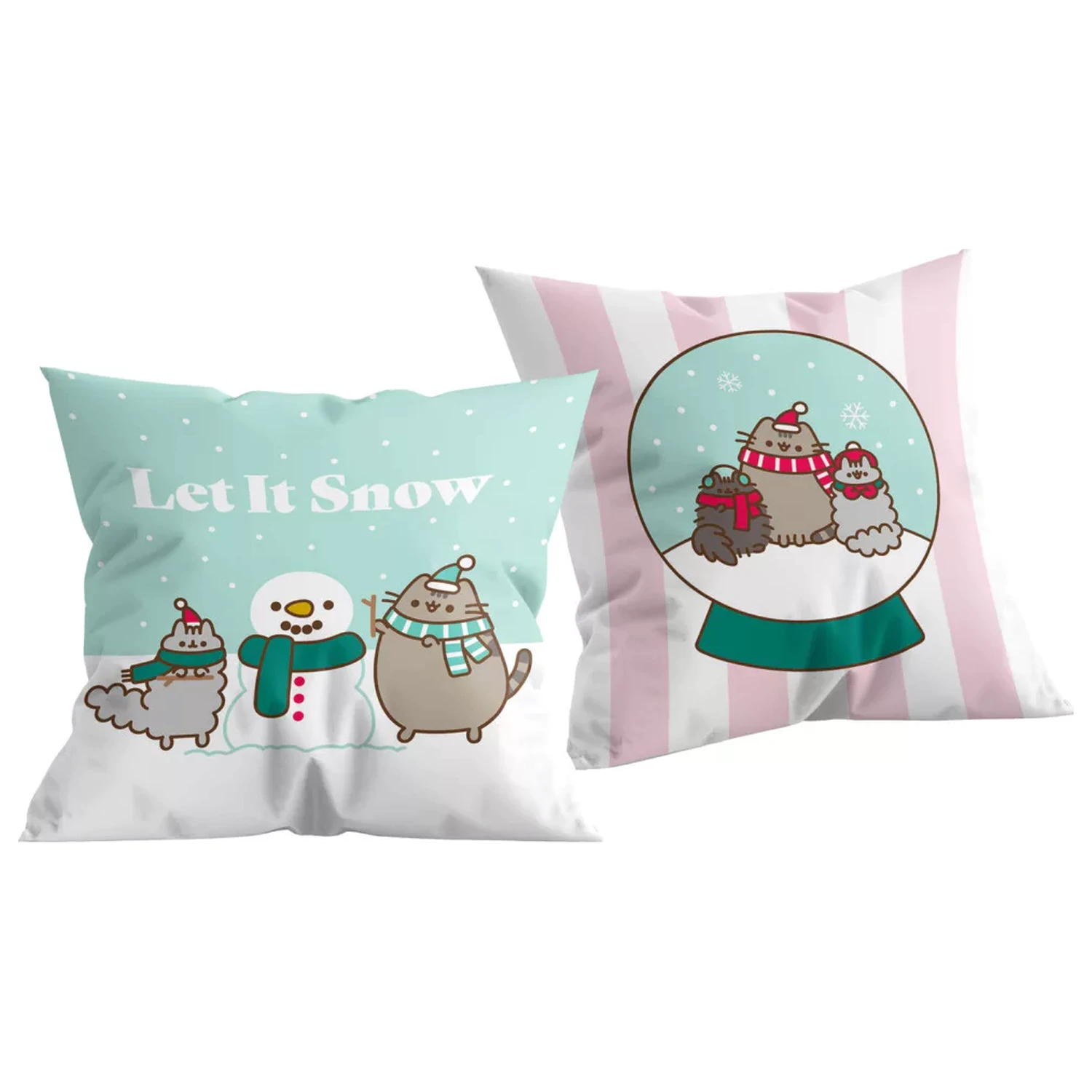 Pusheen Let It Snow ukrasni jastuk, jastuk 40x40 cm fotografija proizvoda
