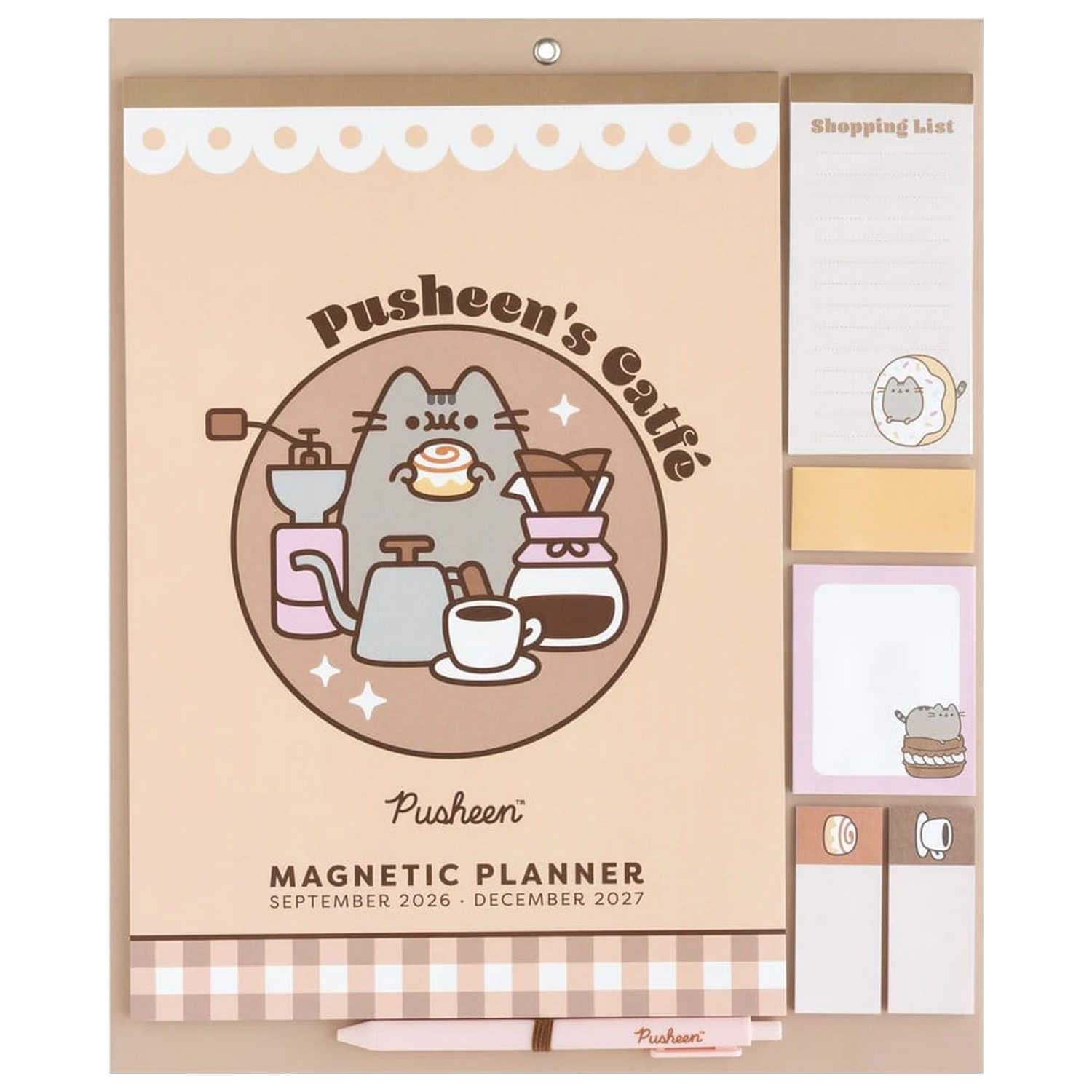 Pusheen Magnetski planer 2026./27. 30 x 35 cm fotografija proizvoda