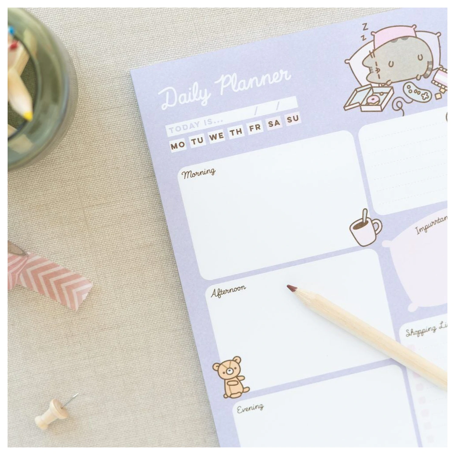 Pusheen Moments A5 dnevni planer fotografija proizvoda