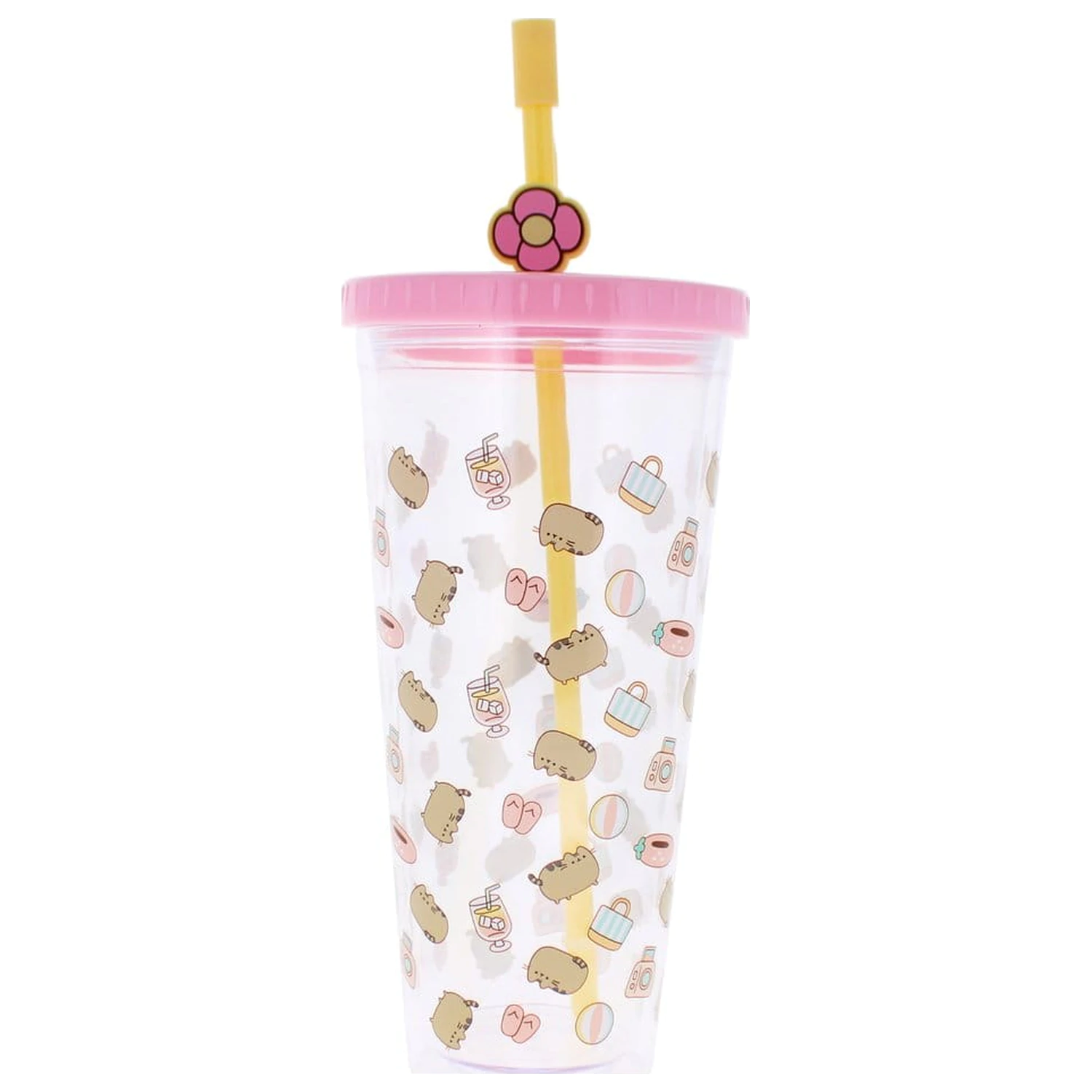 Pusheen Tumbler sa slamkom 700 ml fotografija proizvoda