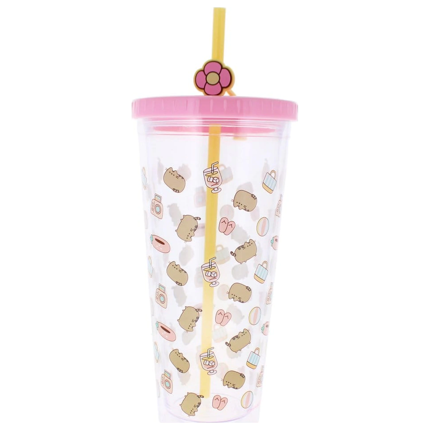 Pusheen Tumbler sa slamkom 700 ml fotografija proizvoda