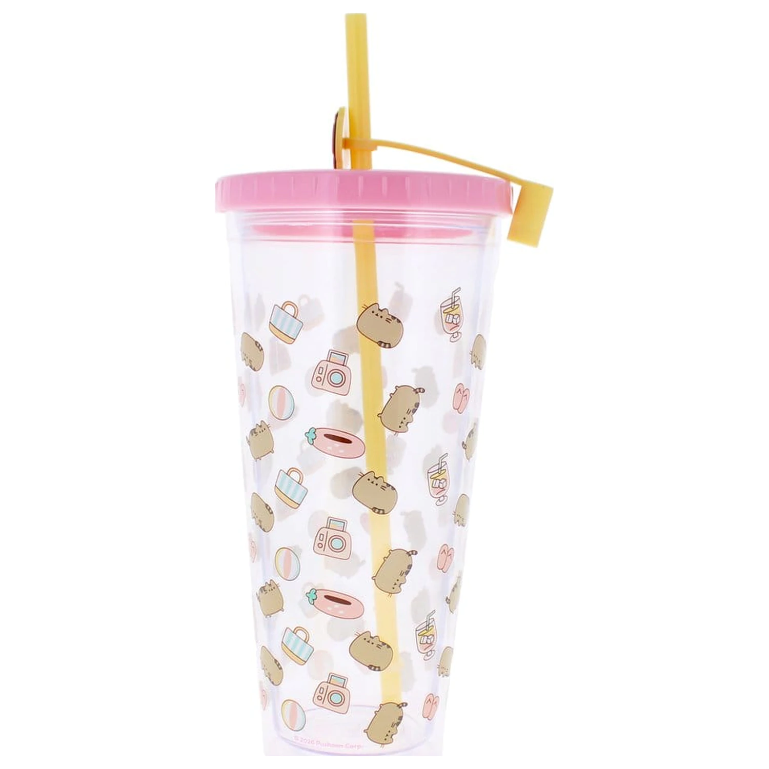 Pusheen Tumbler sa slamkom 700 ml fotografija proizvoda