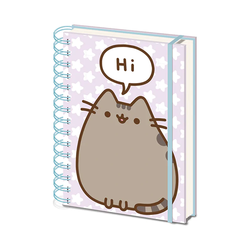 Pusheen Says Hi A5 bilježnica fotografija proizvoda