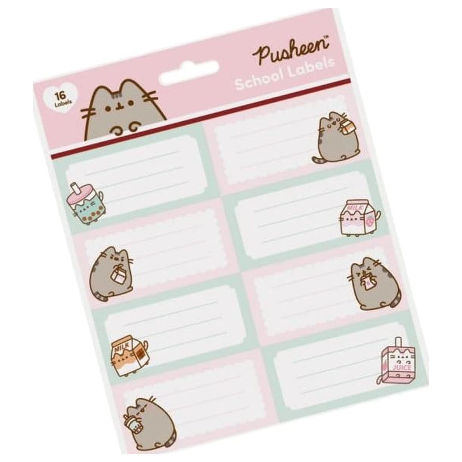Pusheen Školske Etikete Sips fotografija proizvoda