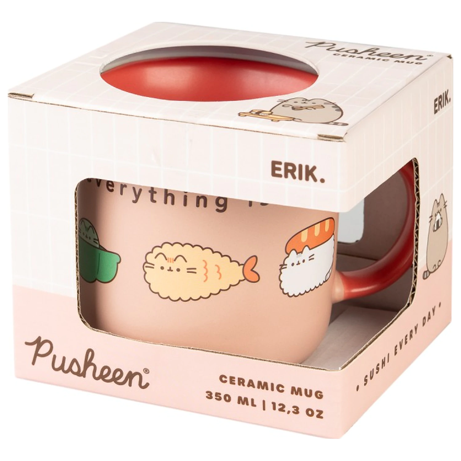 Pusheen Sushi Roll premium šalica fotografija proizvoda