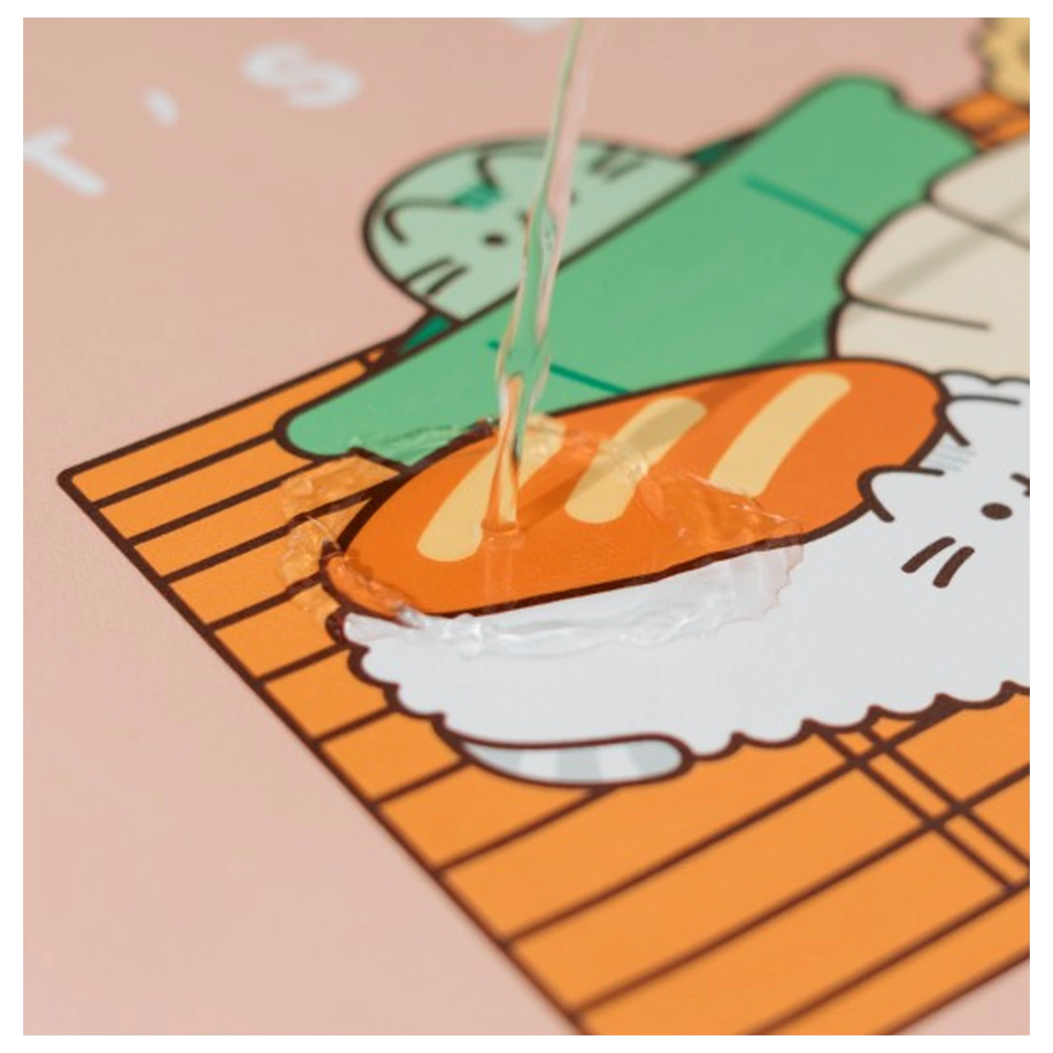 Pusheen Sushi Roll podloga za stol za igranje fotografija proizvoda