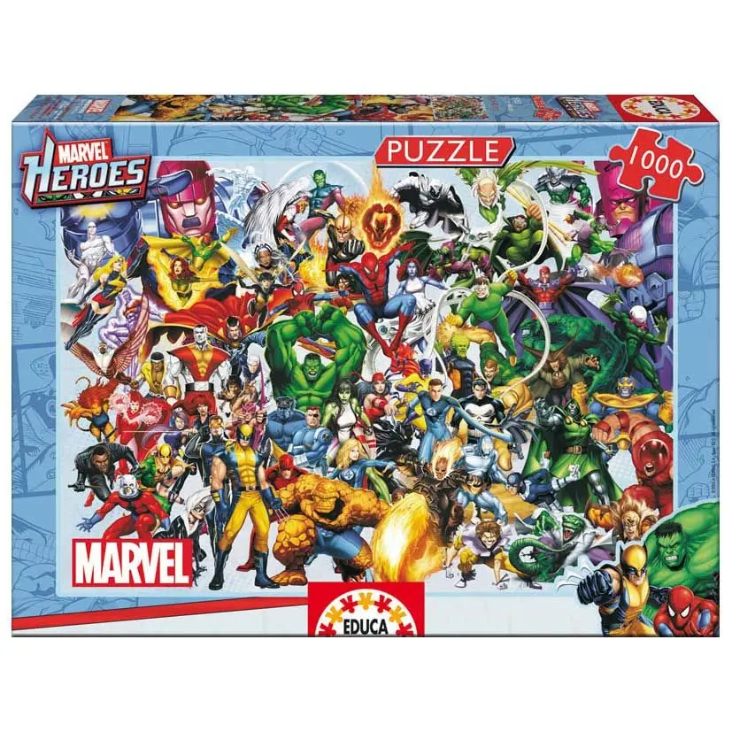 Marvel Heroes puzzle 1000 komada fotografija proizvoda