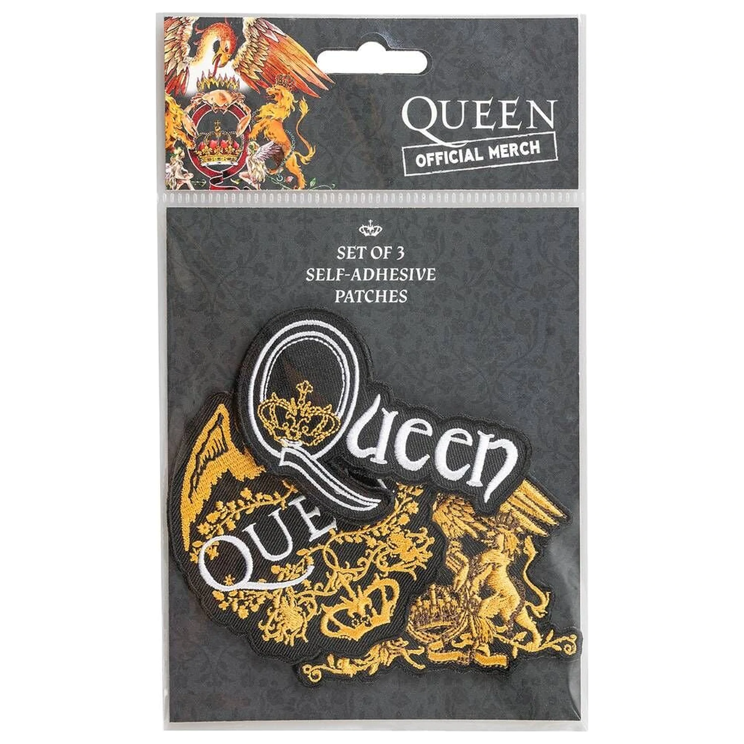 Queen set od 3 zakrpe fotografija proizvoda