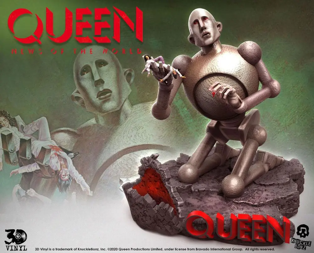 Queen 3D vinilna statua Queen Robot (News of the World) 20 x 21 x 24 cm fotografija proizvoda