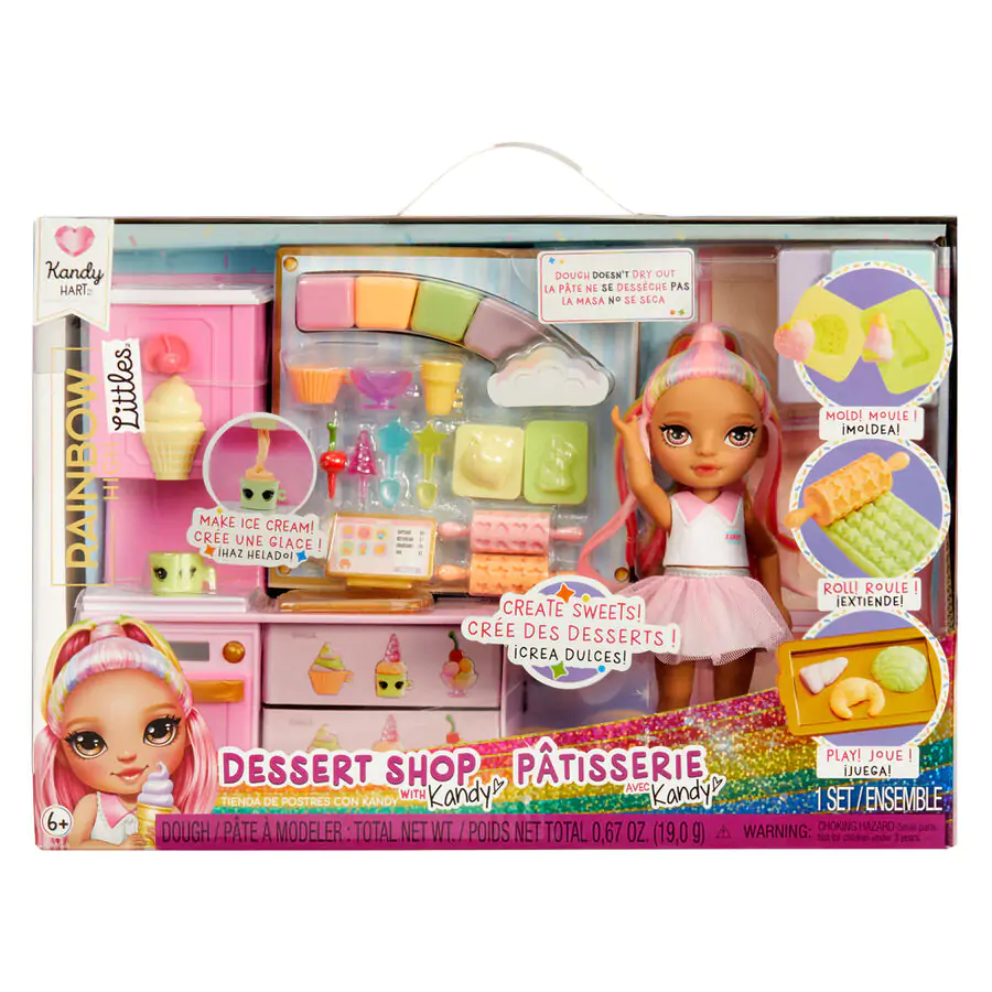 Rainbow High Little Dessert Shop s Kandy setom za igru i lutkom fotografija proizvoda