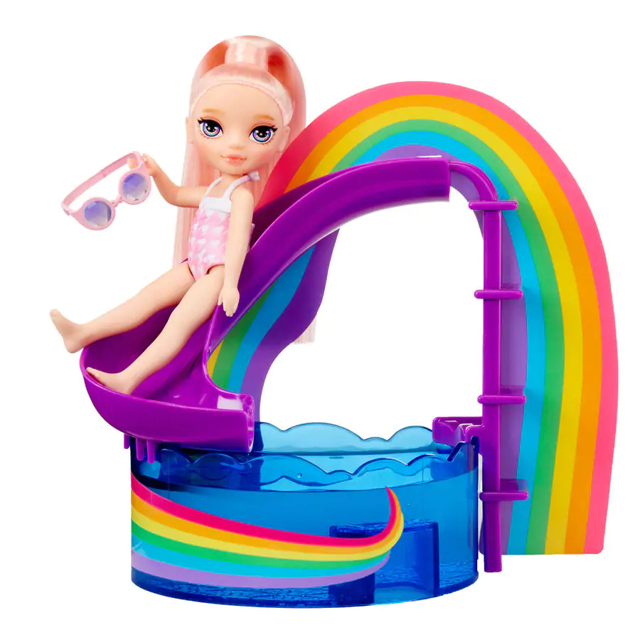 Rainbow High Little Pool Day with Blush set za igru i lutka fotografija proizvoda