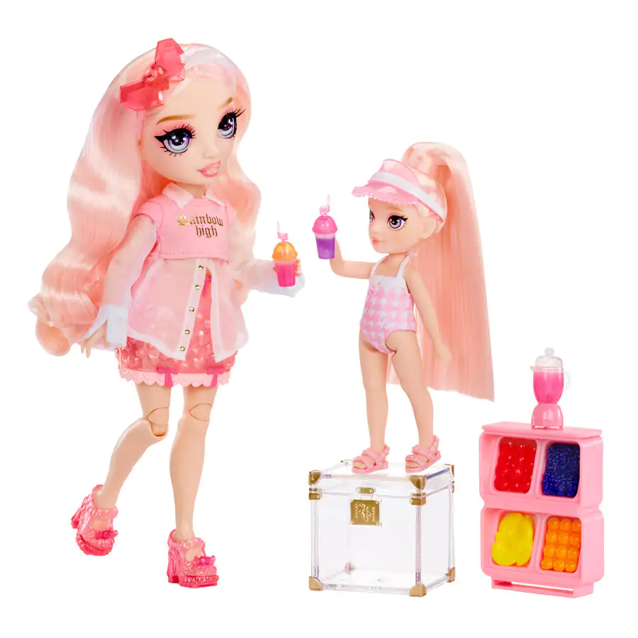 Rainbow High Little Pool Day with Blush set za igru i lutka fotografija proizvoda