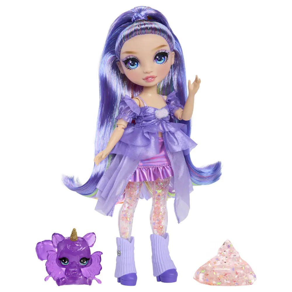 Rainbow High Rainbow Shimmers Feature Fantasy Violet lutka fotografija proizvoda