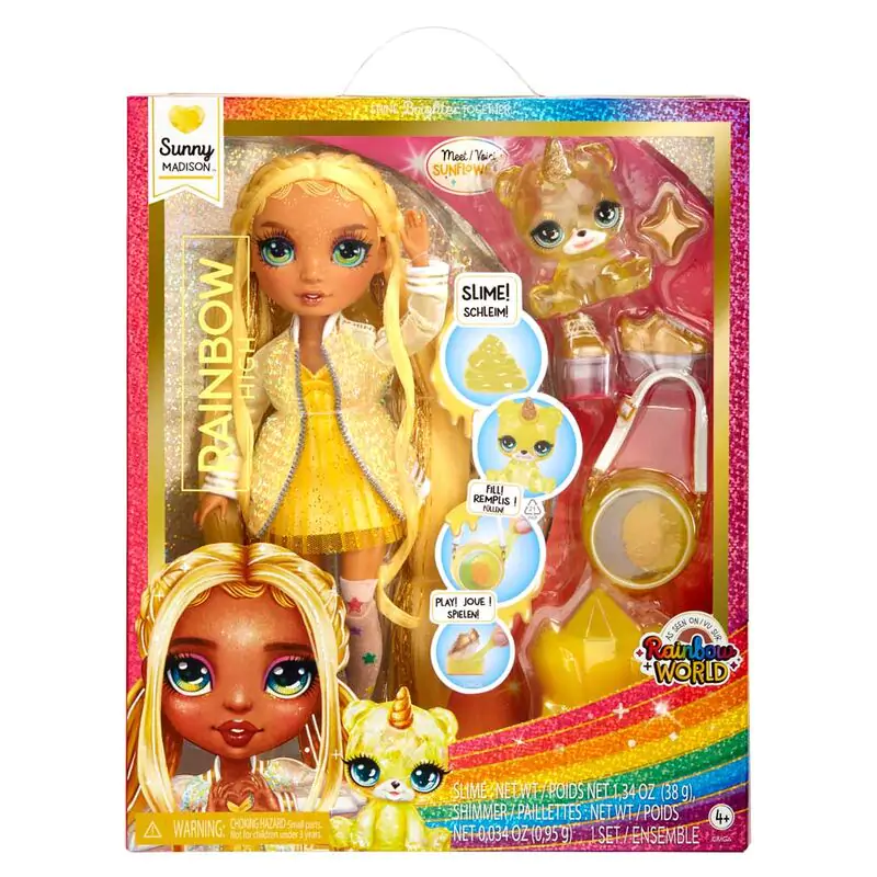 Rainbow High Rainbow World Sunny lutka 25cm fotografija proizvoda