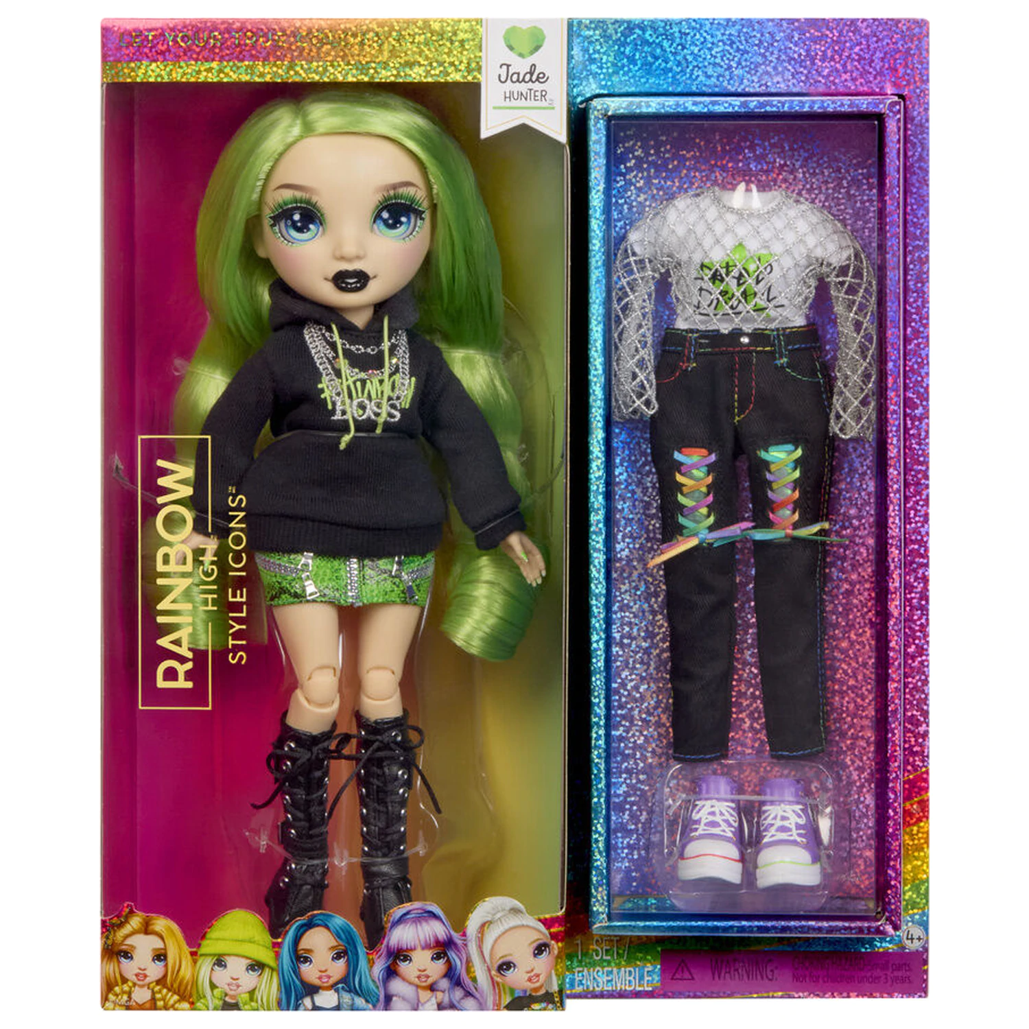 Rainbow High Style Icons modne lutke Jade lutka fotografija proizvoda
