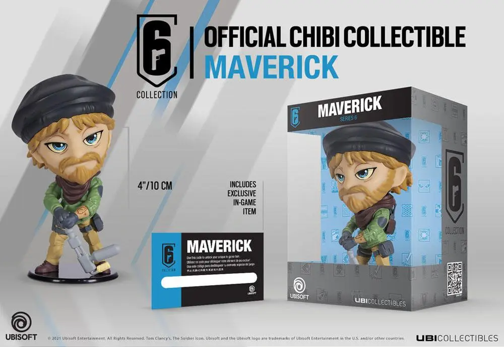 Rainbow Six Siege 6 Collection Chibi Figura Series 6 Maverick 10 cm fotografija proizvoda