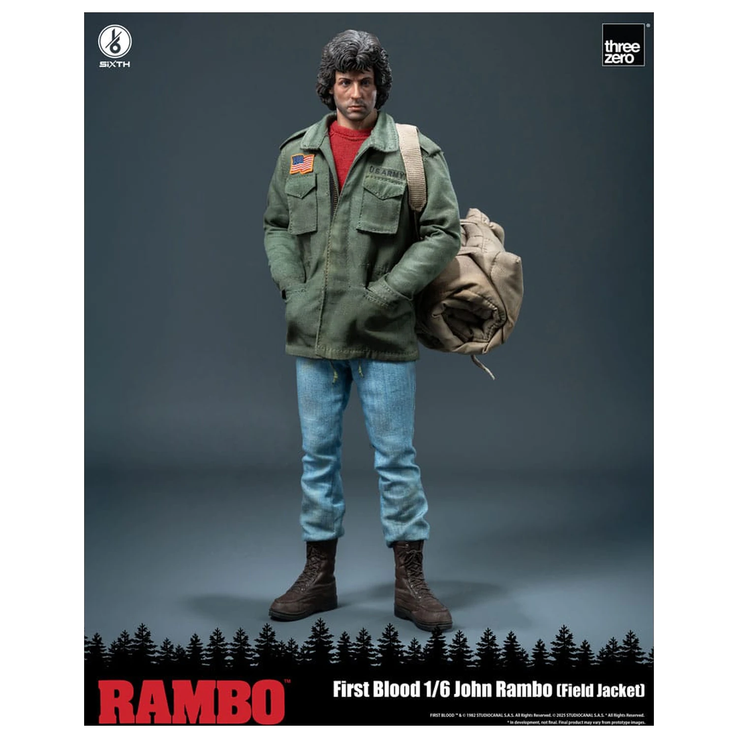 Rambo: First Blood Action figura 1/6 John Rambo (terenska jakna) 31 cm fotografija proizvoda