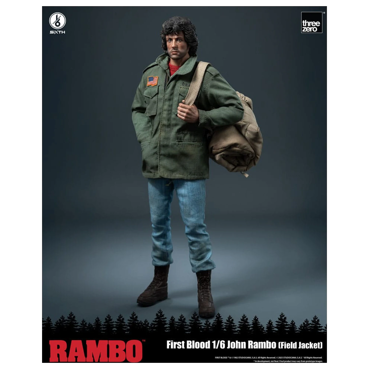 Rambo: First Blood Action figura 1/6 John Rambo (terenska jakna) 31 cm fotografija proizvoda