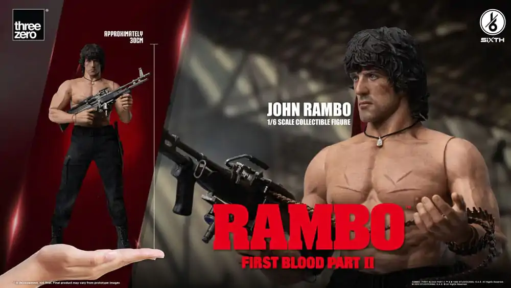 Rambo: First Blood II akcijska figura 1/6 John Rambo 30 cm fotografija proizvoda