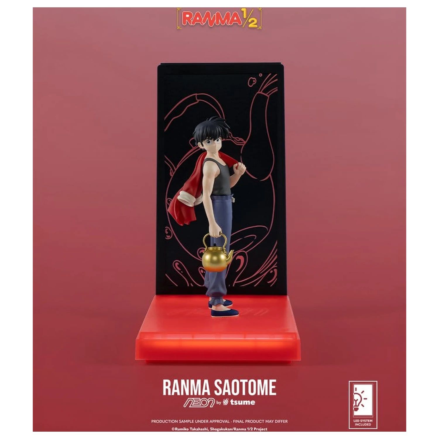 Ranma Neon Figura 1/9 Ranma Saotome Boy 20 cm fotografija proizvoda
