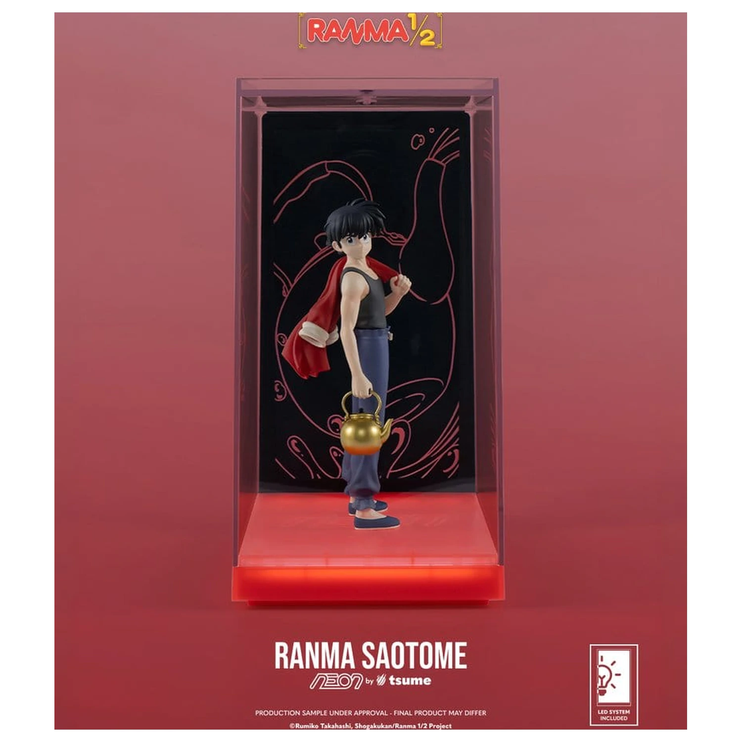 Ranma Neon Figura 1/9 Ranma Saotome Boy 20 cm fotografija proizvoda