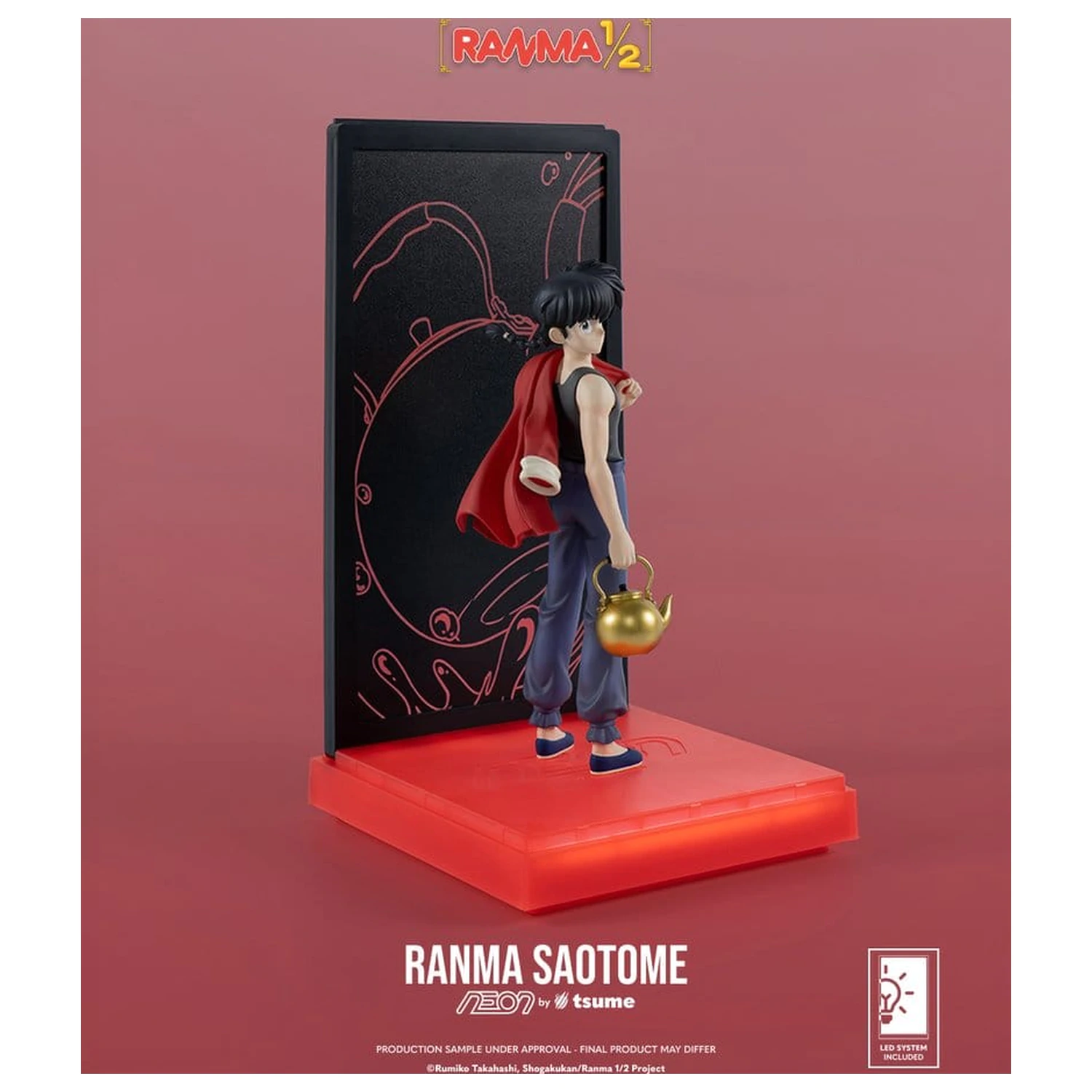 Ranma Neon Figura 1/9 Ranma Saotome Boy 20 cm fotografija proizvoda