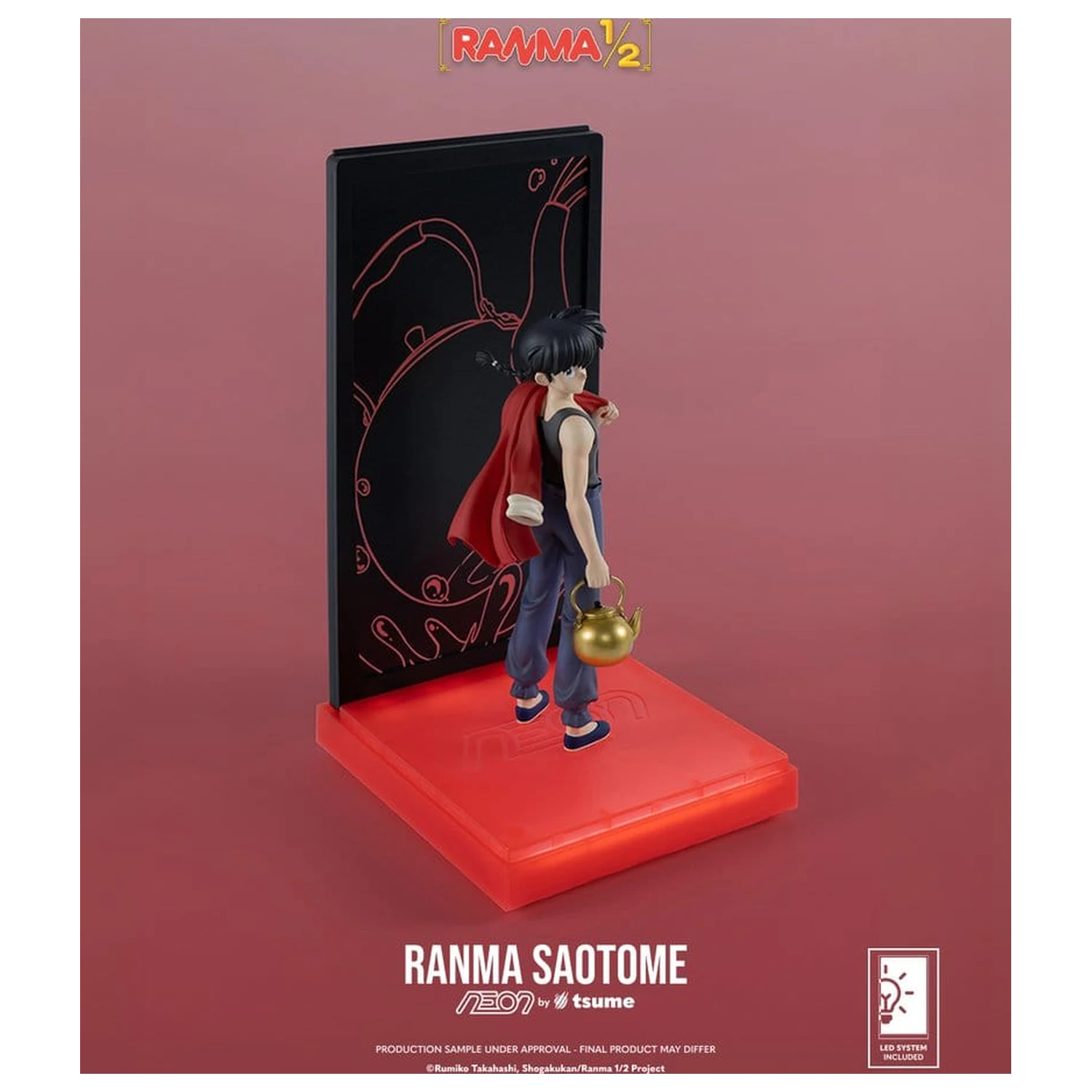 Ranma Neon Figura 1/9 Ranma Saotome Boy 20 cm fotografija proizvoda