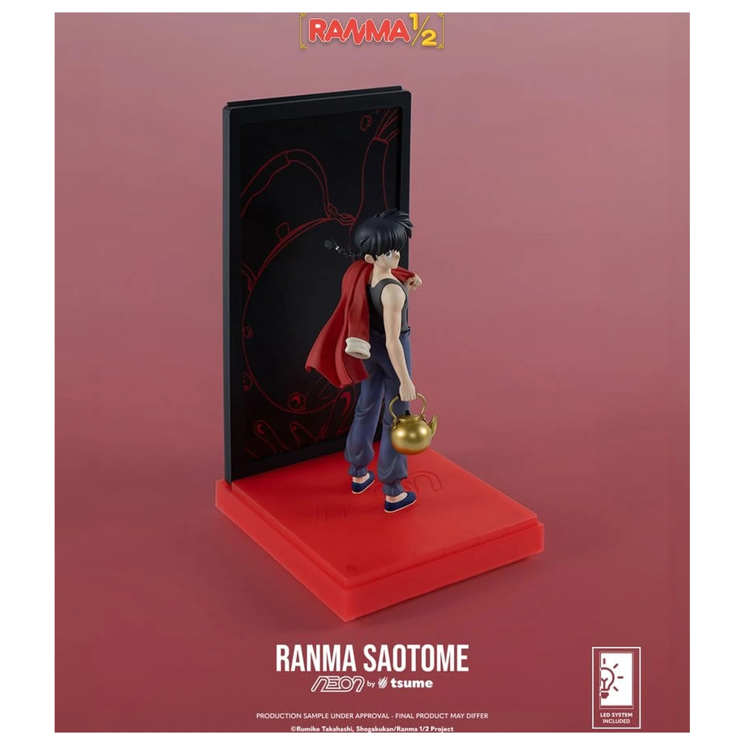 Ranma Neon Figura 1/9 Ranma Saotome Boy 20 cm fotografija proizvoda