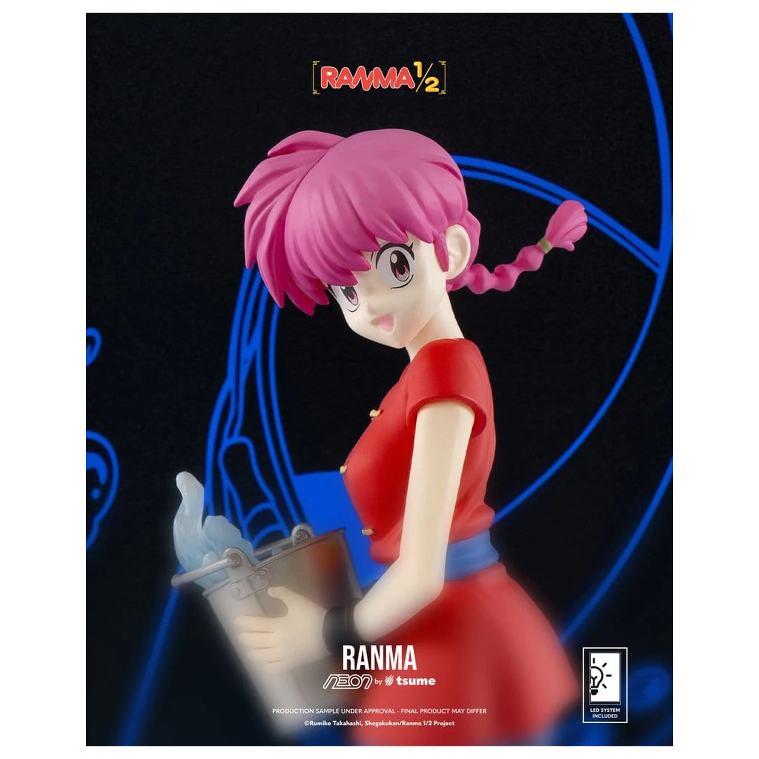 Ranma Neon Figura 1/9 Ranma Saotome Girl 20 cm fotografija proizvoda