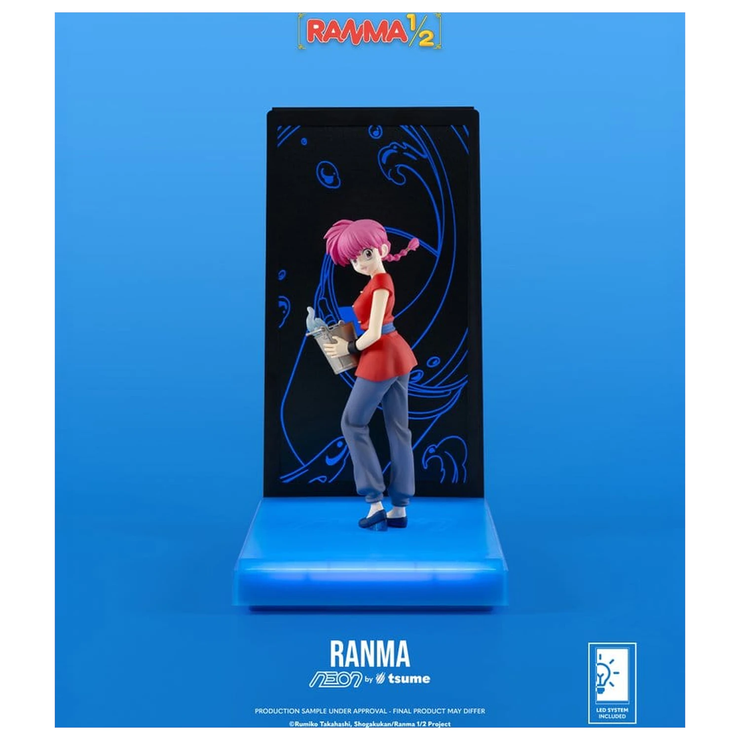 Ranma Neon Figura 1/9 Ranma Saotome Girl 20 cm fotografija proizvoda