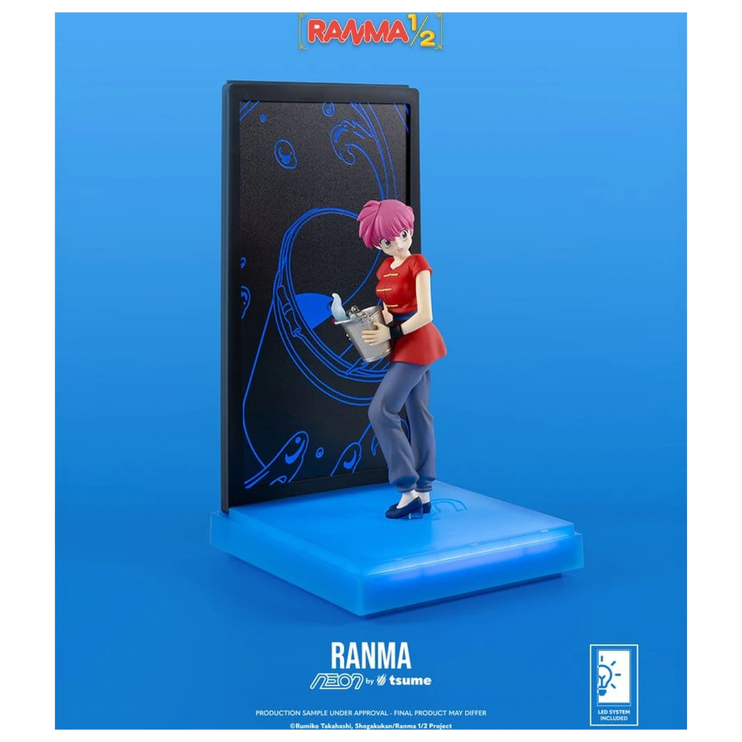Ranma Neon Figura 1/9 Ranma Saotome Girl 20 cm fotografija proizvoda