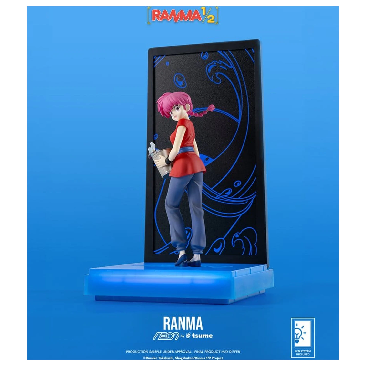 Ranma Neon Figura 1/9 Ranma Saotome Girl 20 cm fotografija proizvoda