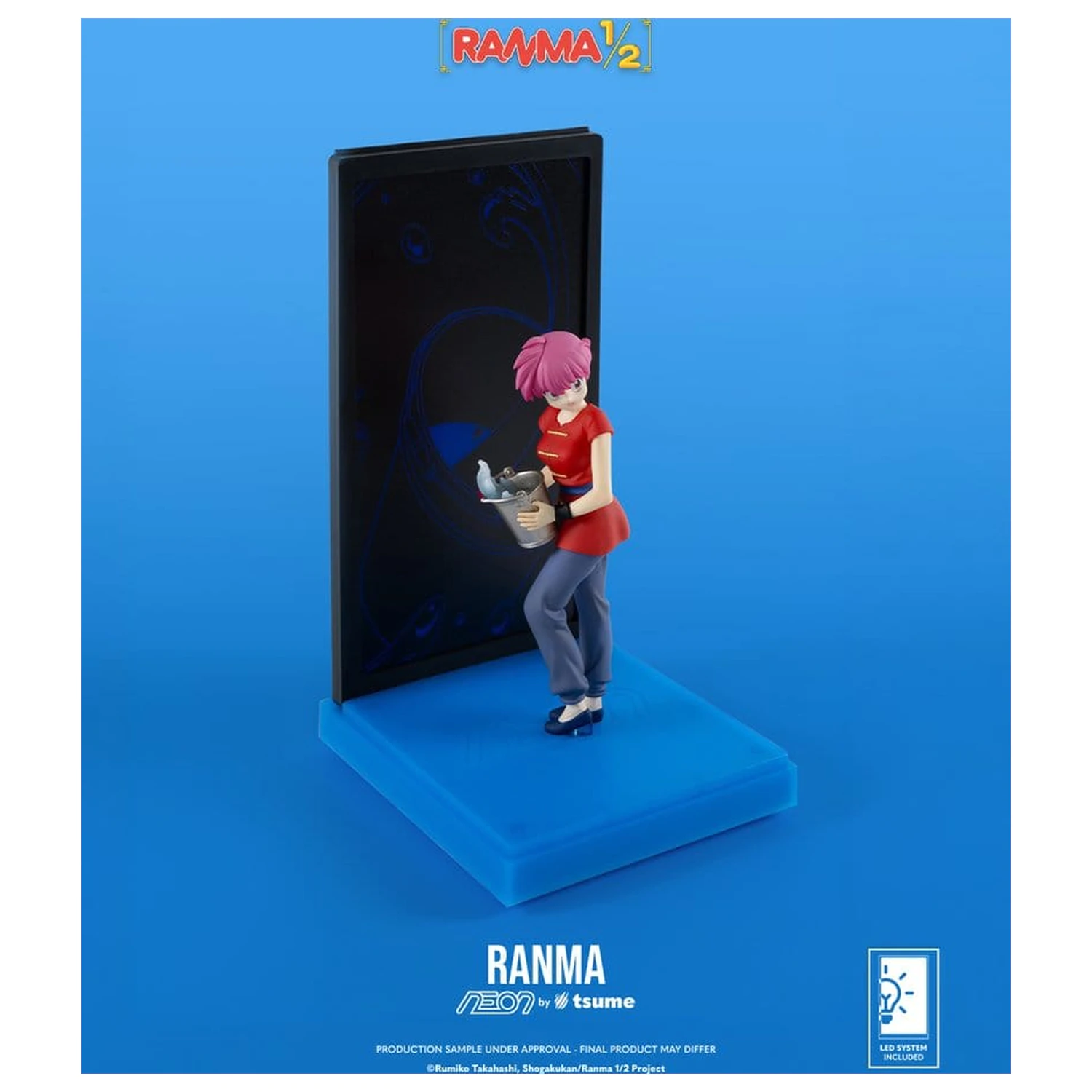 Ranma Neon Figura 1/9 Ranma Saotome Girl 20 cm fotografija proizvoda