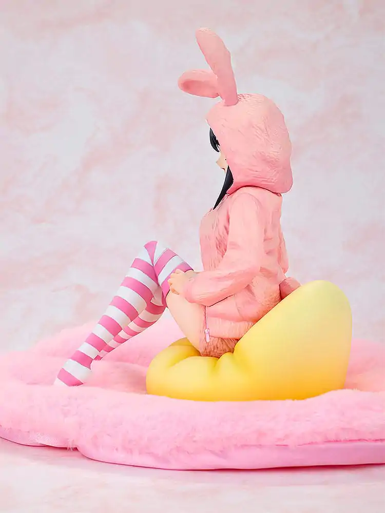 Rascal Does Not Dream of a Knapsack Kid PVC Kip 1/7 Mai Sakurajima Hoodie Look Rabbit Ears Ver. 18 cm fotografija proizvoda