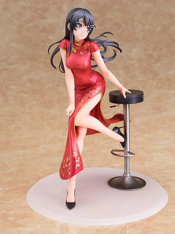 Rascal Does Not Dream of Bunny Girl Senpai Kip 1/7 Mai Sakurajima Chinese Dress Ver. 22 cm fotografija proizvoda