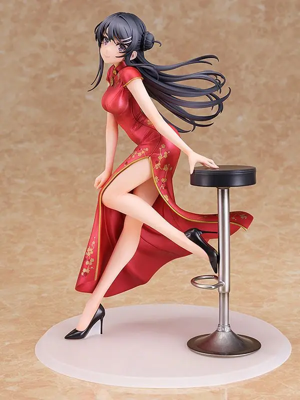 Rascal Does Not Dream of Bunny Girl Senpai Kip 1/7 Mai Sakurajima Chinese Dress Ver. 22 cm fotografija proizvoda