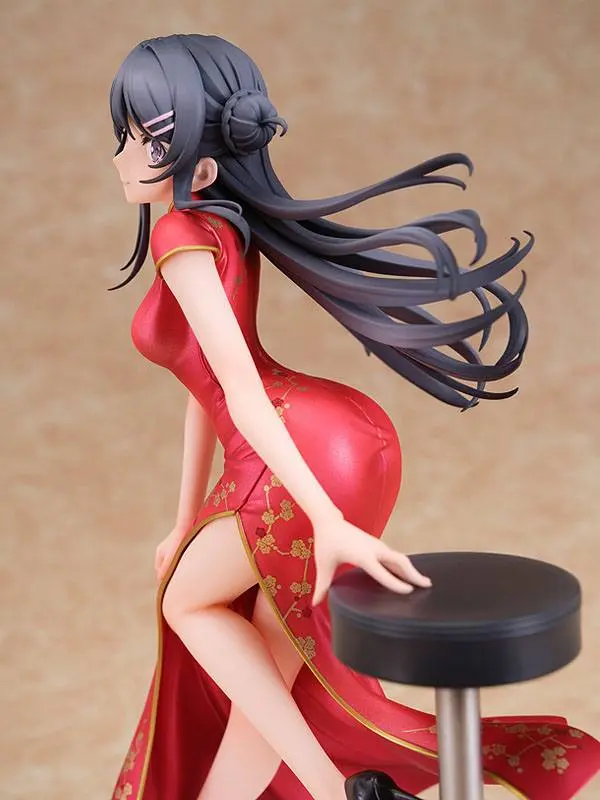 Rascal Does Not Dream of Bunny Girl Senpai Kip 1/7 Mai Sakurajima Chinese Dress Ver. 22 cm fotografija proizvoda