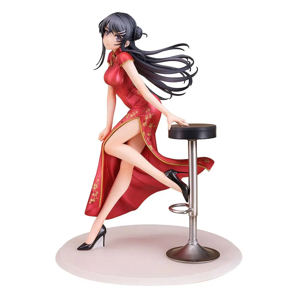 Rascal Does Not Dream of Bunny Girl Senpai Kip 1/7 Mai Sakurajima Chinese Dress Ver. 22 cm fotografija proizvoda