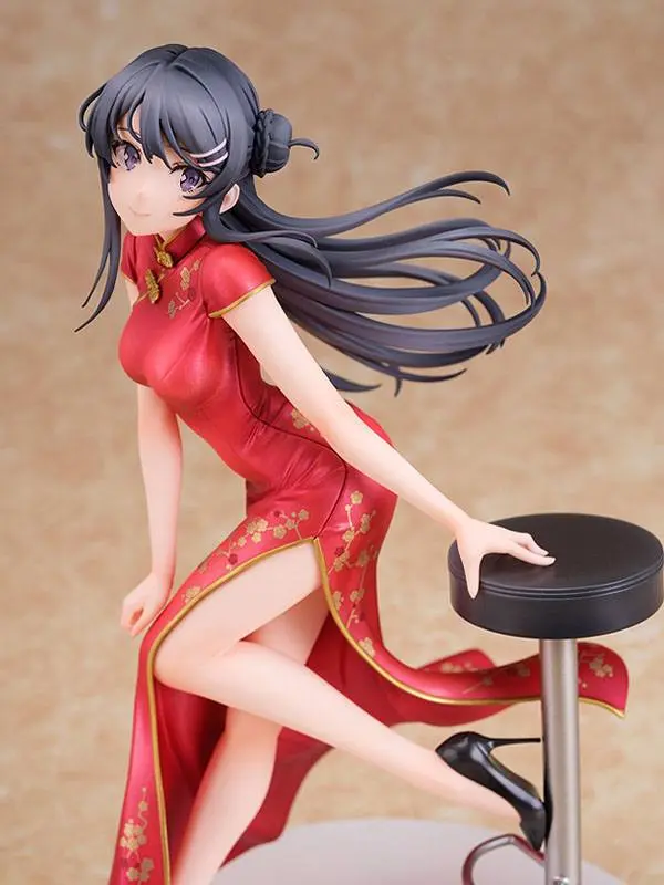 Rascal Does Not Dream of Bunny Girl Senpai Kip 1/7 Mai Sakurajima Chinese Dress Ver. 22 cm fotografija proizvoda