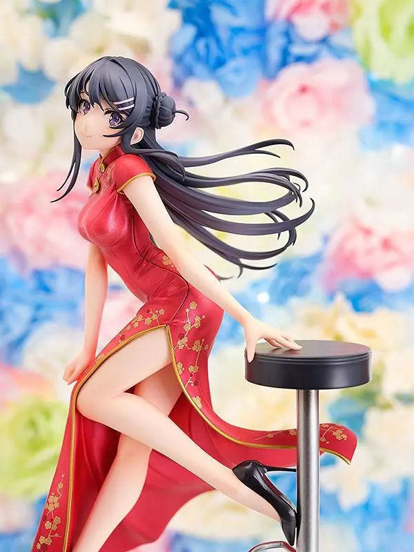 Rascal Does Not Dream of Bunny Girl Senpai Kip 1/7 Mai Sakurajima Chinese Dress Ver. 22 cm fotografija proizvoda