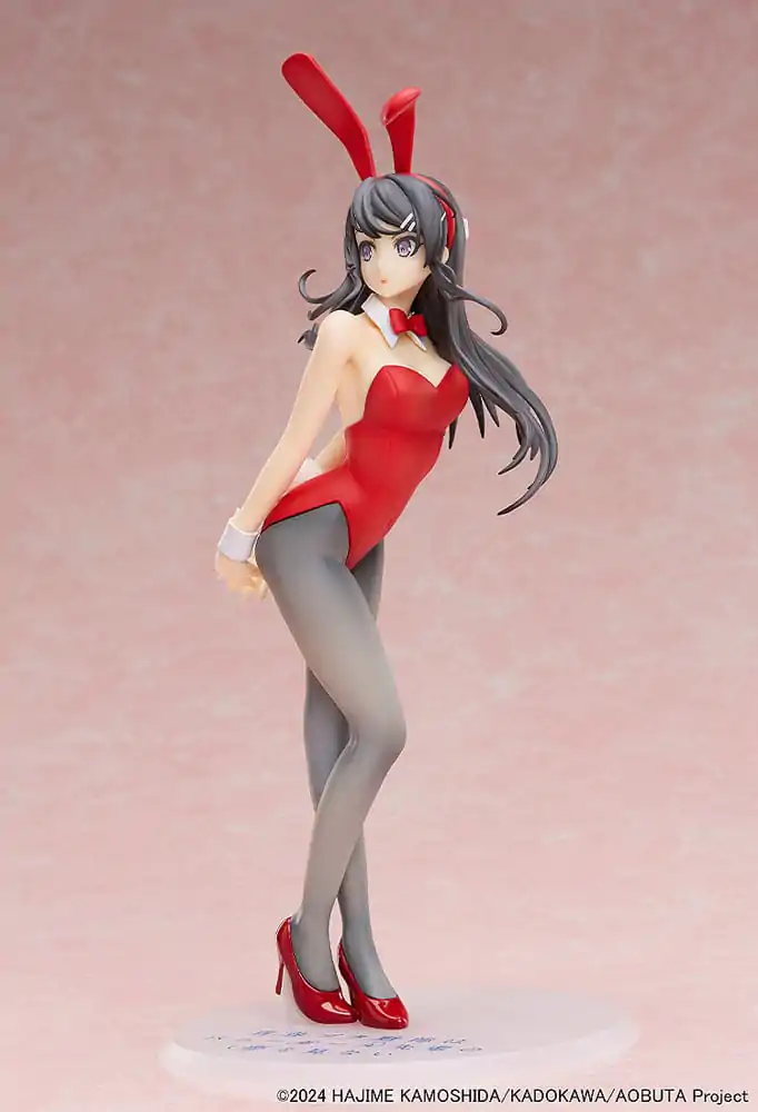 Rascal Does Not Dream of Bunny Girl Senpai Kip 1/7 Mai Sakurajima Red Bunny Girl Ver. 27 cm fotografija proizvoda