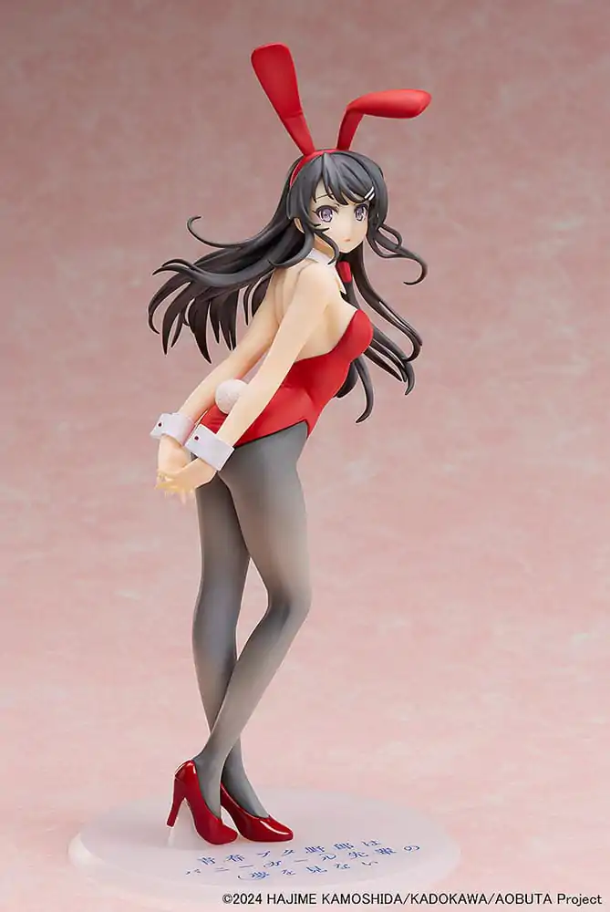Rascal Does Not Dream of Bunny Girl Senpai Kip 1/7 Mai Sakurajima Red Bunny Girl Ver. 27 cm fotografija proizvoda