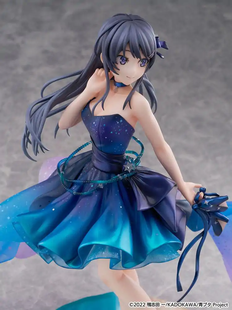 Rascal Does Not Dream of Bunny Girl Senpai PVC kip 1/7 Mai Sakurajima Starry night sky Ver. 25 cm fotografija proizvoda