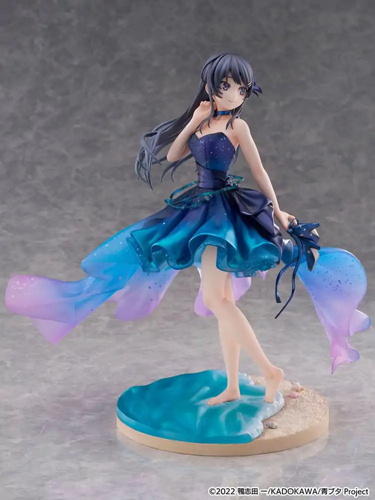 Rascal Does Not Dream of Bunny Girl Senpai PVC kip 1/7 Mai Sakurajima Starry night sky Ver. 25 cm fotografija proizvoda