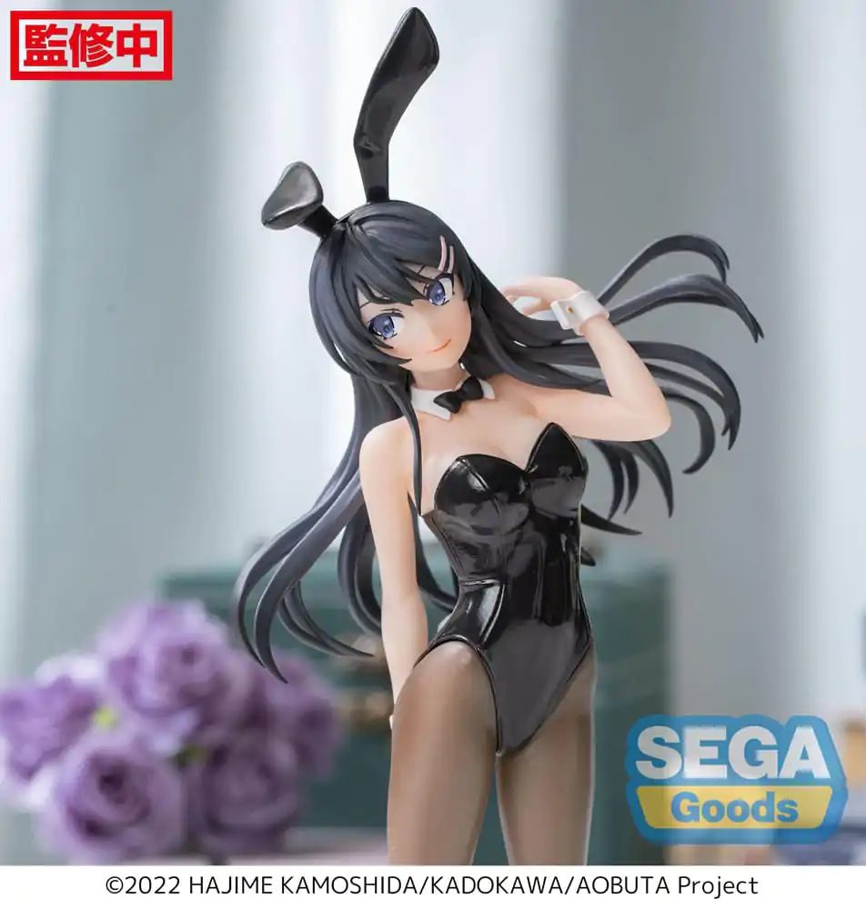 Rascal Does Not Dream of Bunny Girl Senpai PVC Kip Stolni x Decorate Collections Mai Sakurajima 17 cm fotografija proizvoda