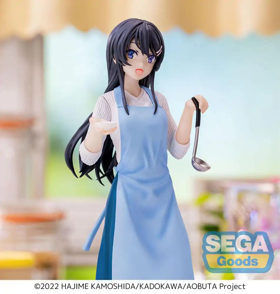 Rascal Does Not Dream of Bunny Girl Senpai Luminasta PVC Kip Mai Sakurajima Apron 14 cm fotografija proizvoda