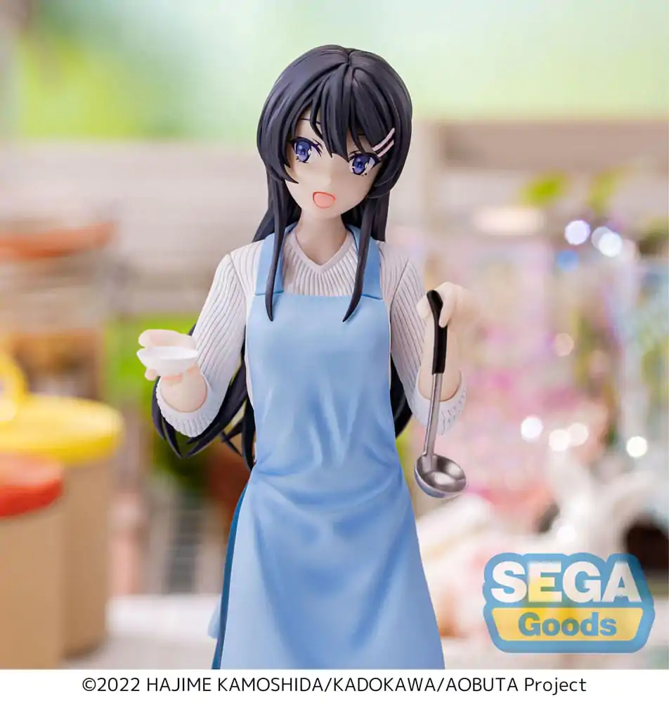 Rascal Does Not Dream of Bunny Girl Senpai Luminasta PVC Kip Mai Sakurajima Apron 14 cm fotografija proizvoda